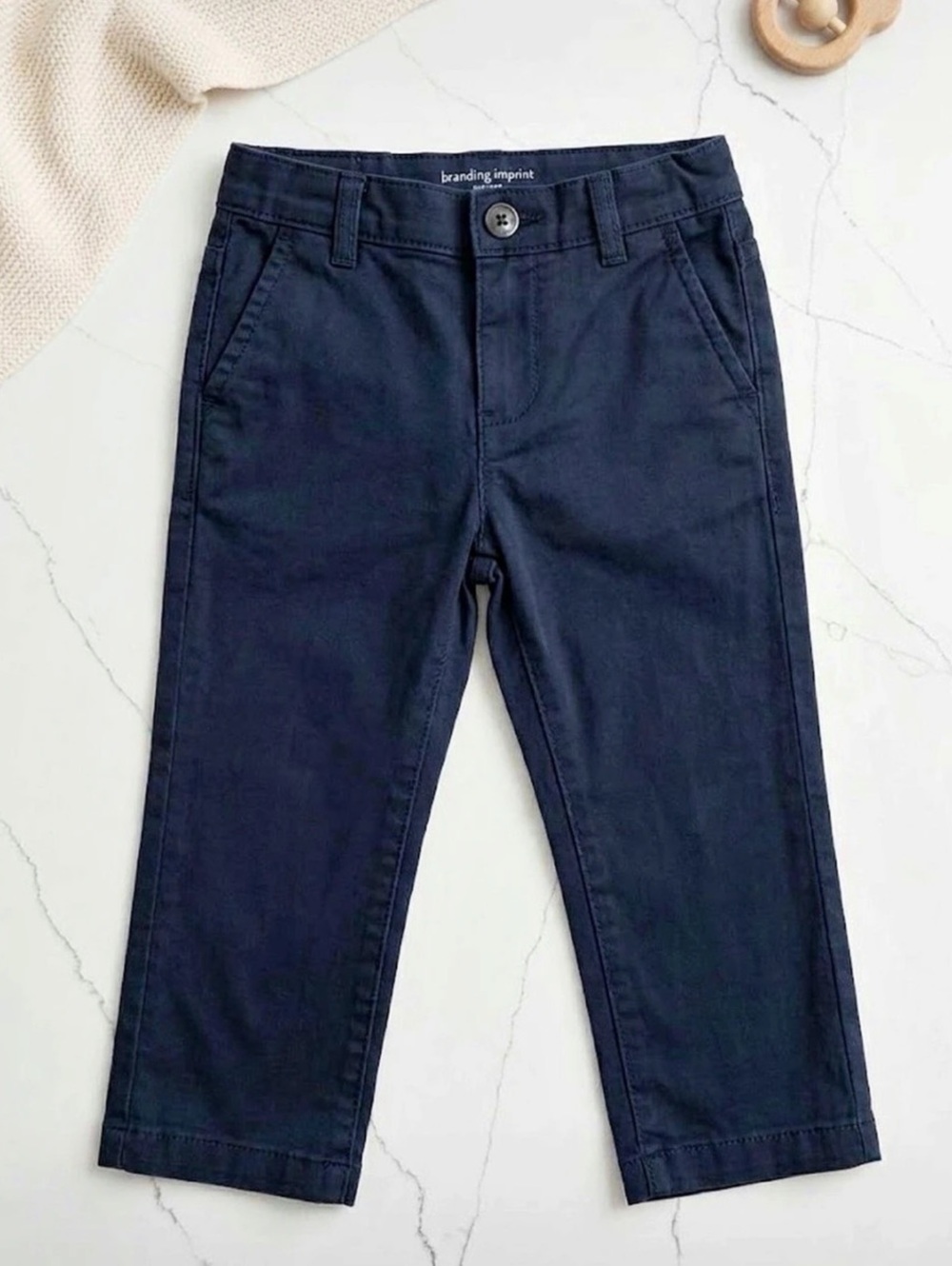 The Childrens Place Boys Chino Pants — Dark Navy Blue Size 2T